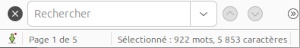 Comment voir le nombre de caractères dans un texte avec LibreOffice Writer